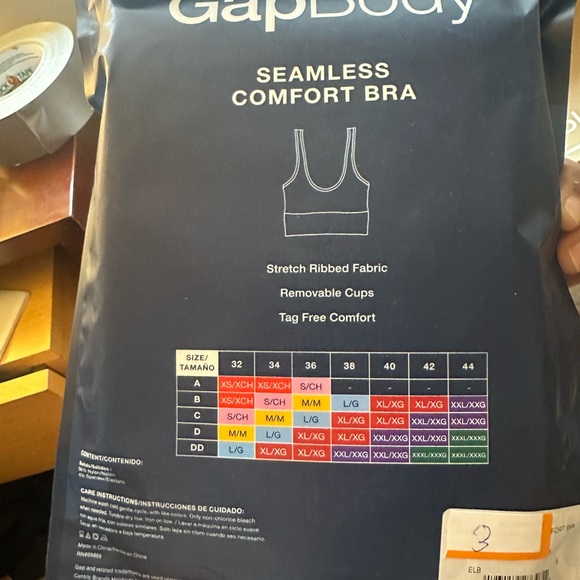 COPY - Seamless comfort BRA NEW! Size S 2pack GAP BRAND - Picture 2 of 2